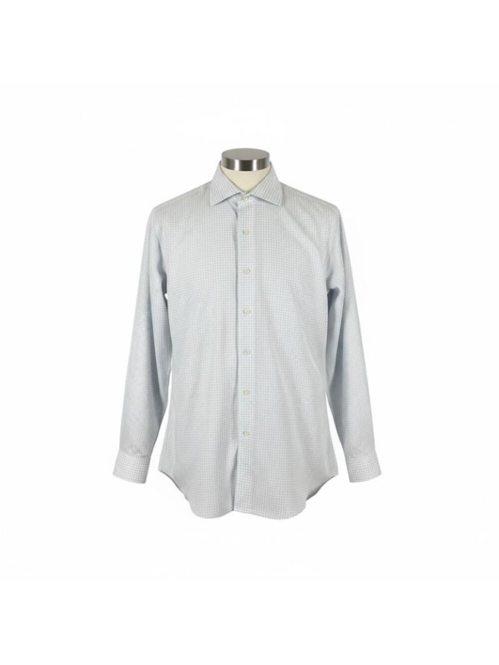Mens Brooks Brothers Dress Shirt 17-33 Regent Fit Non-Iron Supima Cotton Blue Pl